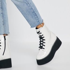 *Sold on Mercari* Platform Patent Boots